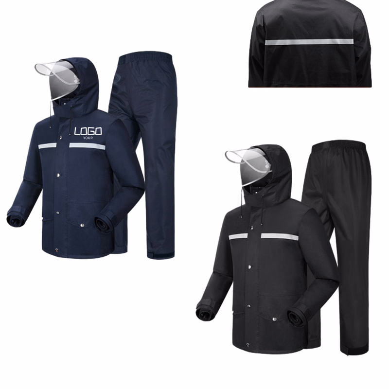 Two-Piece Weatherproof Rain Ensemble for Outdoors