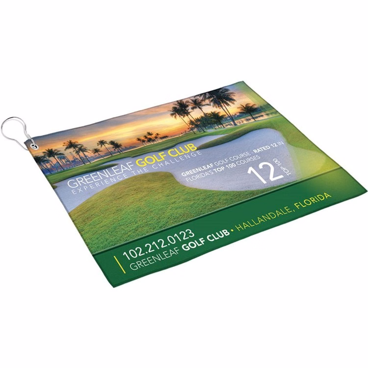 Opper Fiber Sports Cleaning Towel w/Sport Clip (19"x 10")
