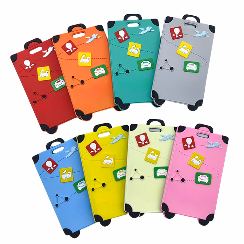 New style Cartoon Silicone Luggage Tag