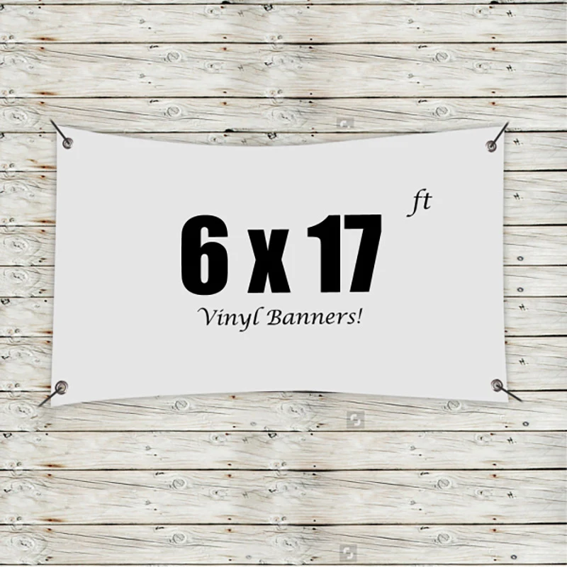 Custom 6' x 17' Vinyl Banners 1