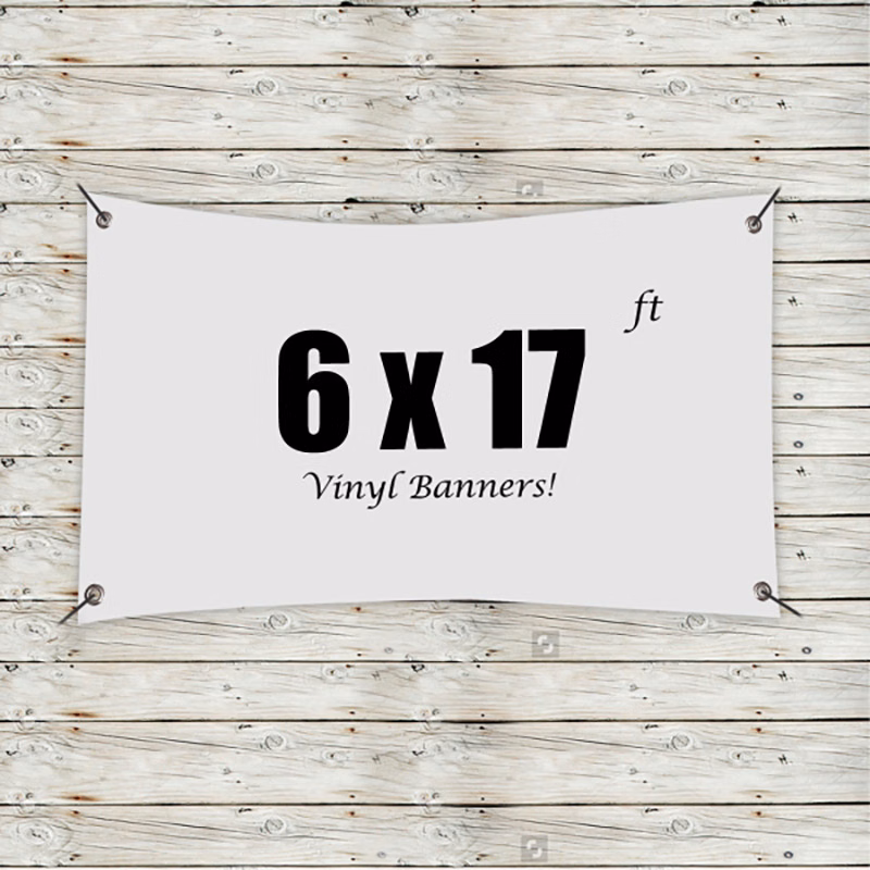 Custom 6' x 17' Vinyl Banners
