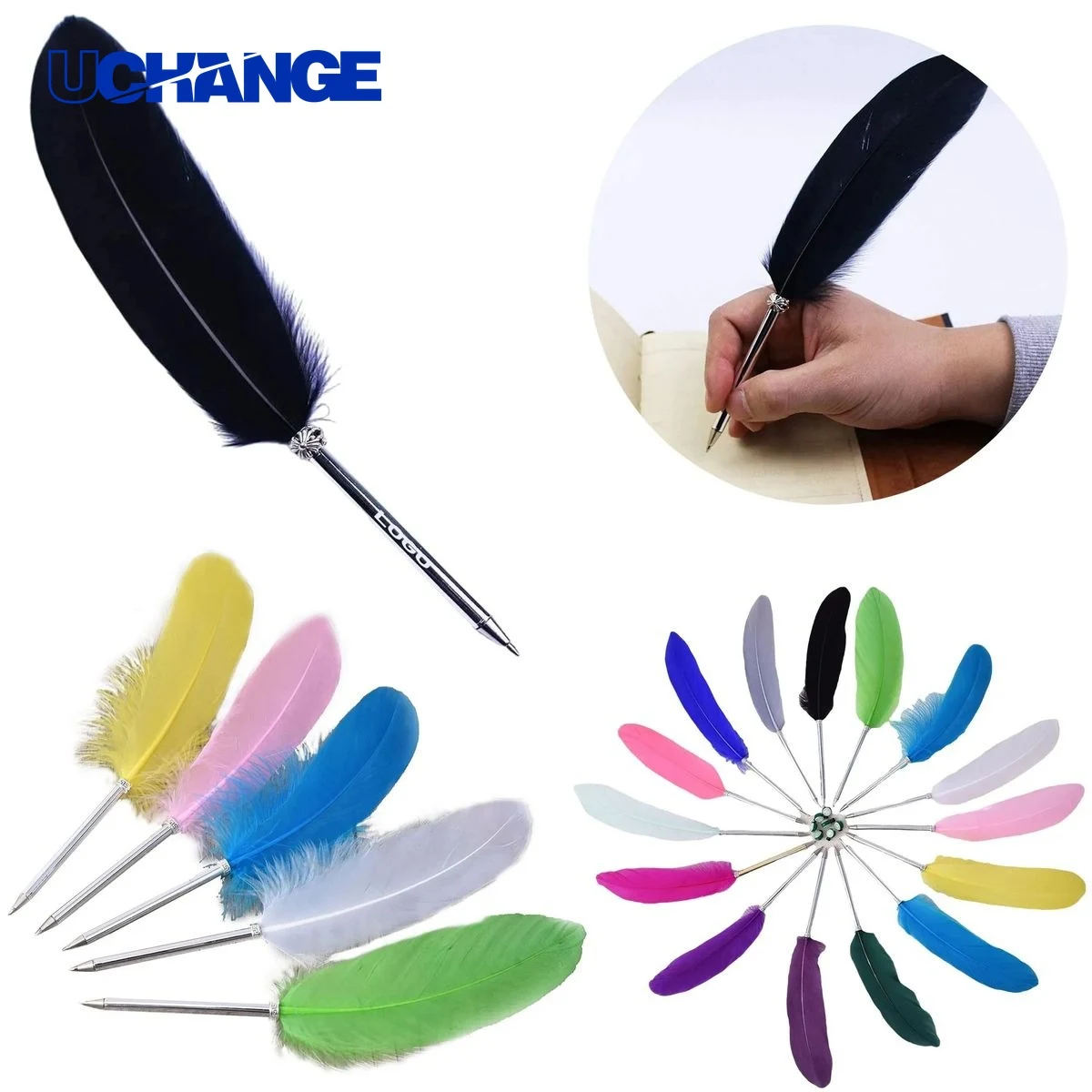 Feather Gel Pen for Decorative Writing & Gifting 1