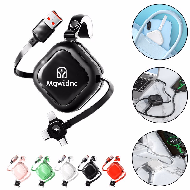 3-in-1 Retractable Fast Charging Cable