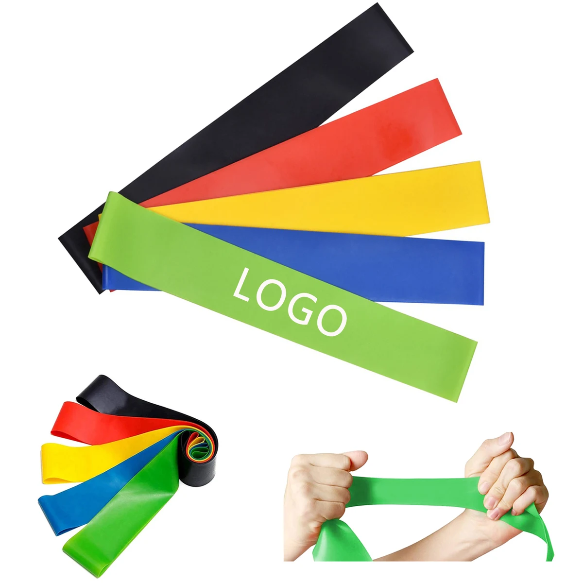 Multi-Functional TPE Resistance Loop Bands Set 5 PCS 1