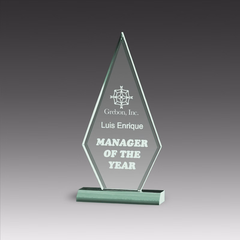 12" Premium Beveled Apex Award