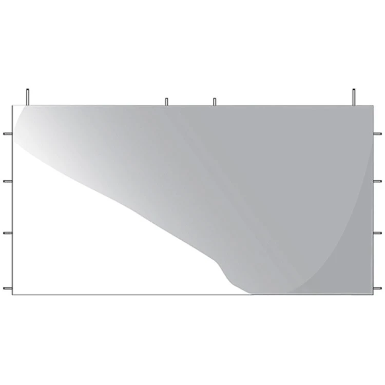 15 foot plain white side panel 1