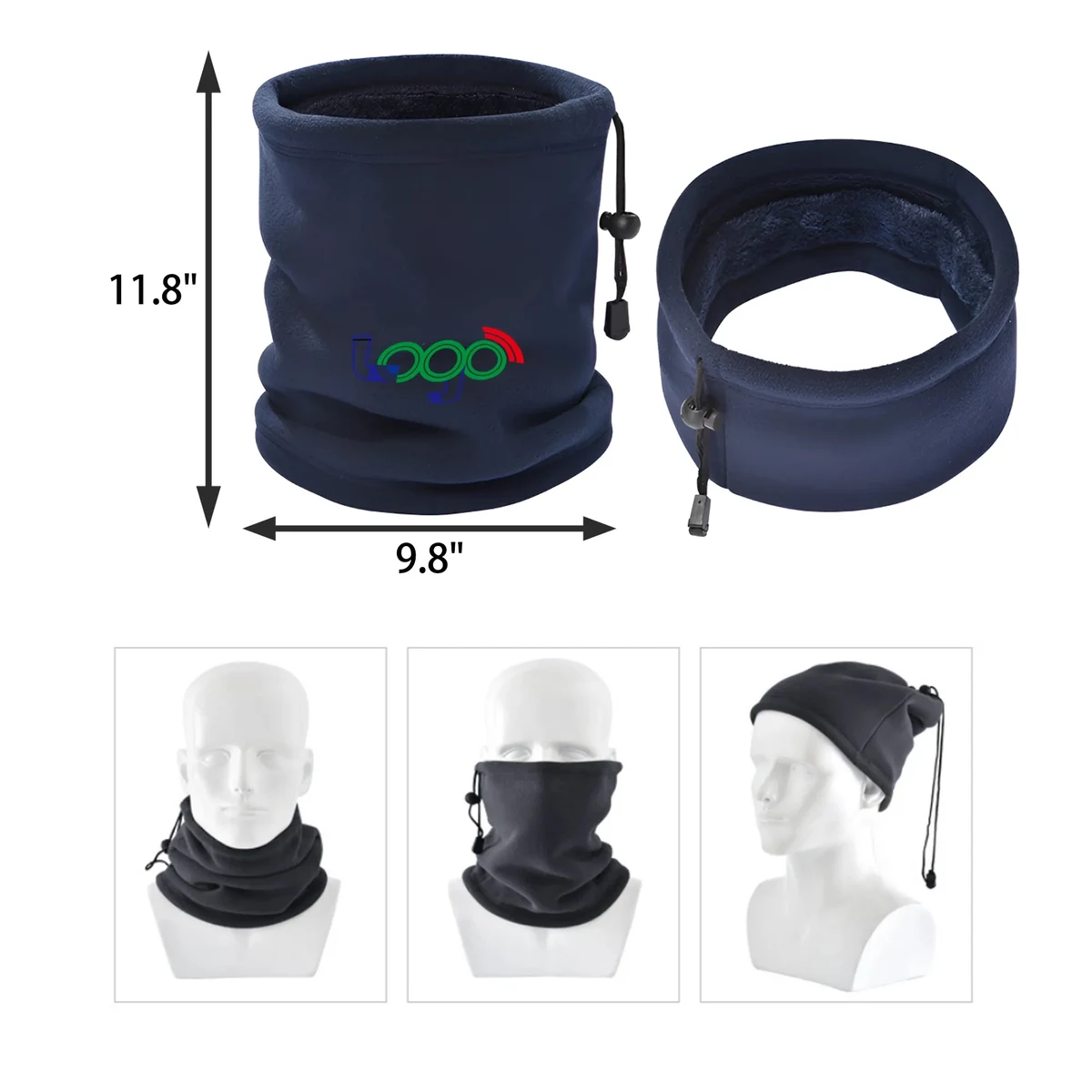 MOQ 50 PCS Multifunctional Fleece Neck Gaiters 1