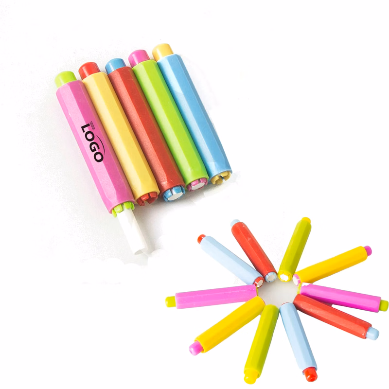 Colorful Plastic Chalk Holder 10pcs
