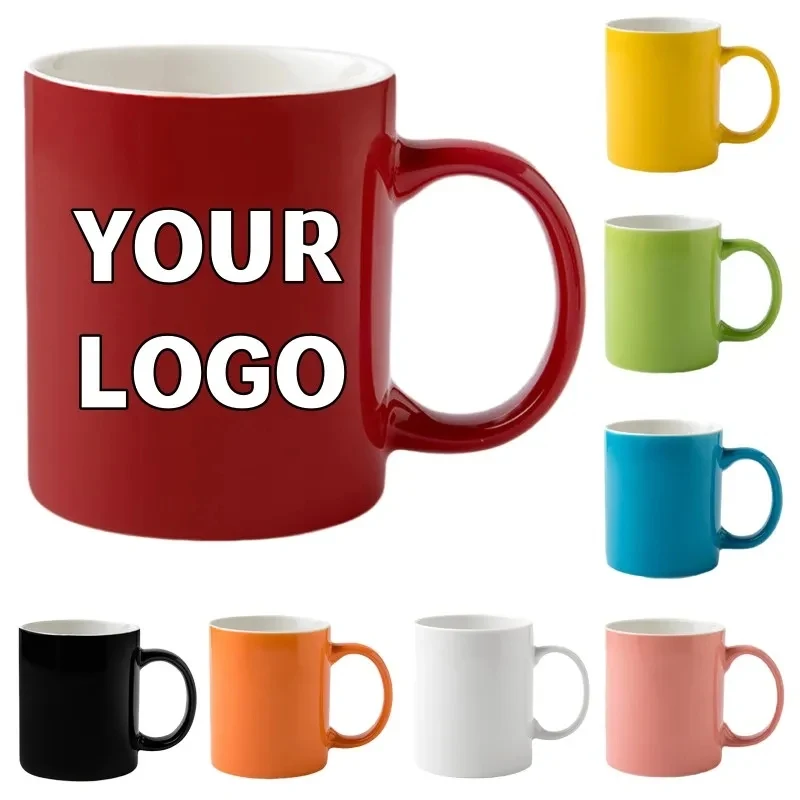 12 oz. Advertising Ceramic Mugs for Coffee Tea Milk Juice 1