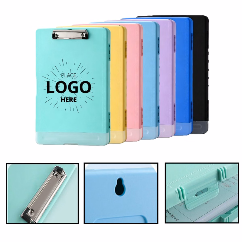 Waterproof Thickened A4 Clipboard With Hanging Hole & Storage