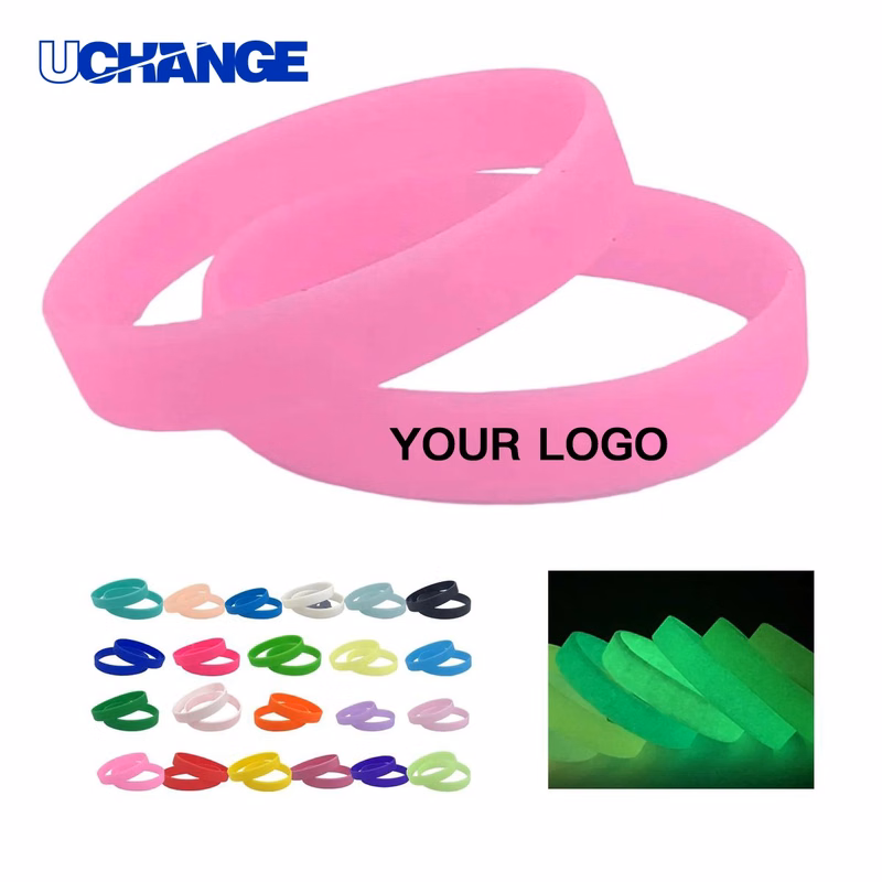 Silicone Glow Wristband Full Color Print