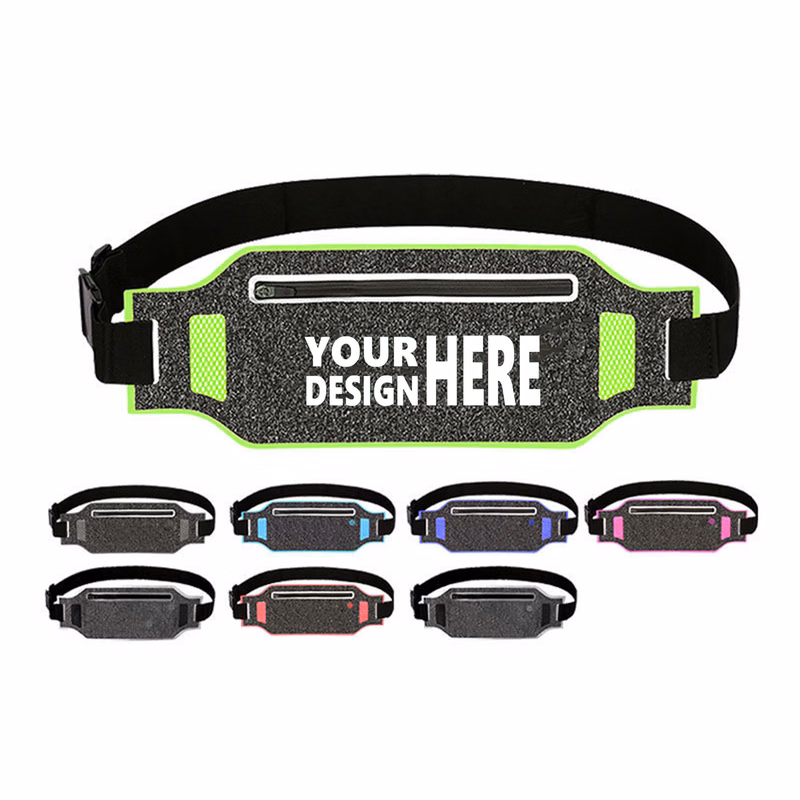 Thin Sports Waist Bag – Slim Fanny Pack with Logo