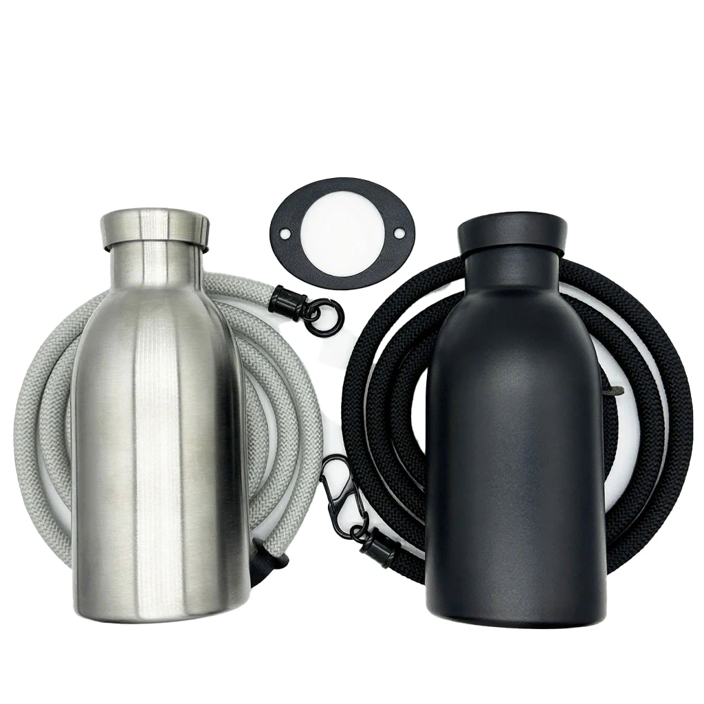 12oz Thermos Cup With Lanyard 1