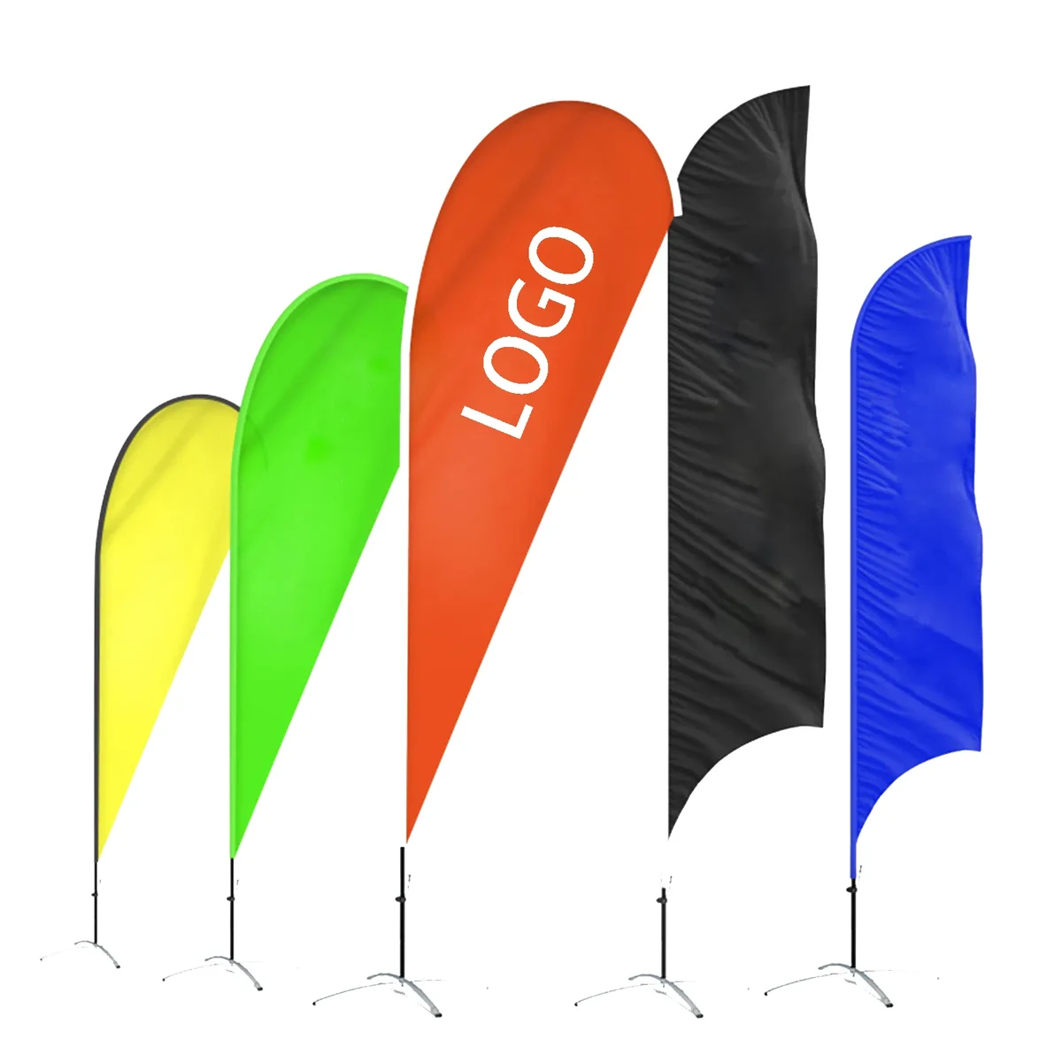 Advertising the outdoor waterflood base beach flag 1