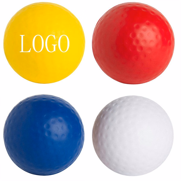2 1/2" Golf Ball Stress Reliever