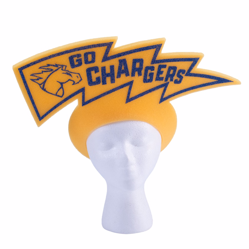 17" Foam Lightning Bolt Visor