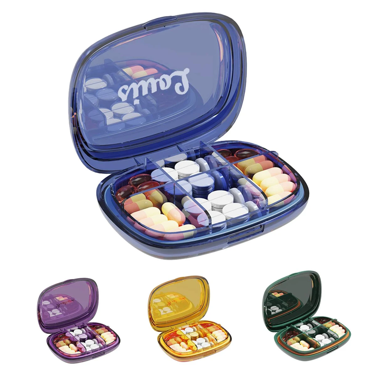 Plastic Sealed Tablet Storage Pill Box 1