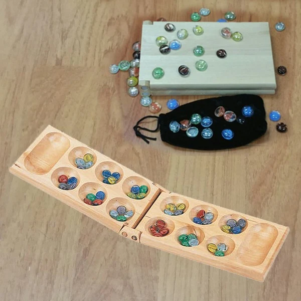 Wooden Folding Mancala 1