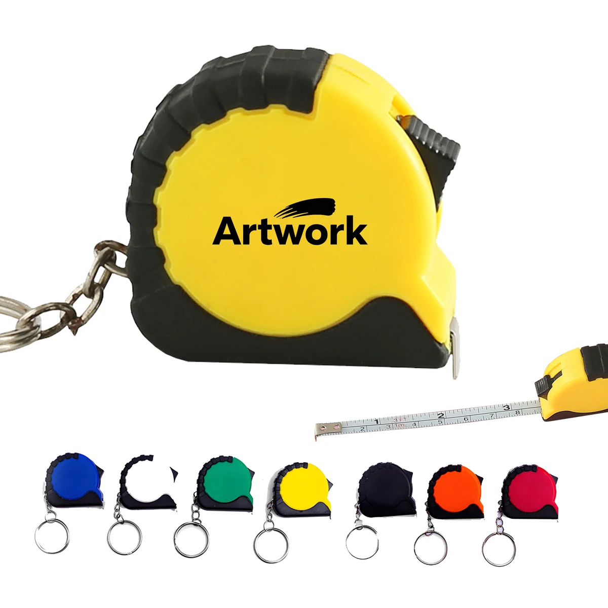 3ft Mini Tape Measure Keychain 1