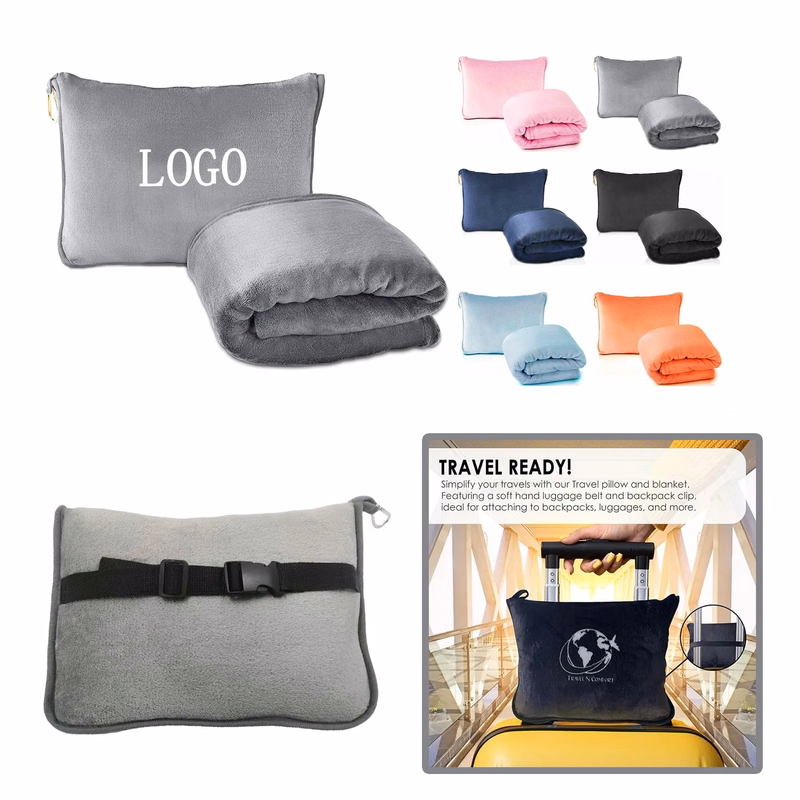 Customizable Vacuum Packable Travel Blanket