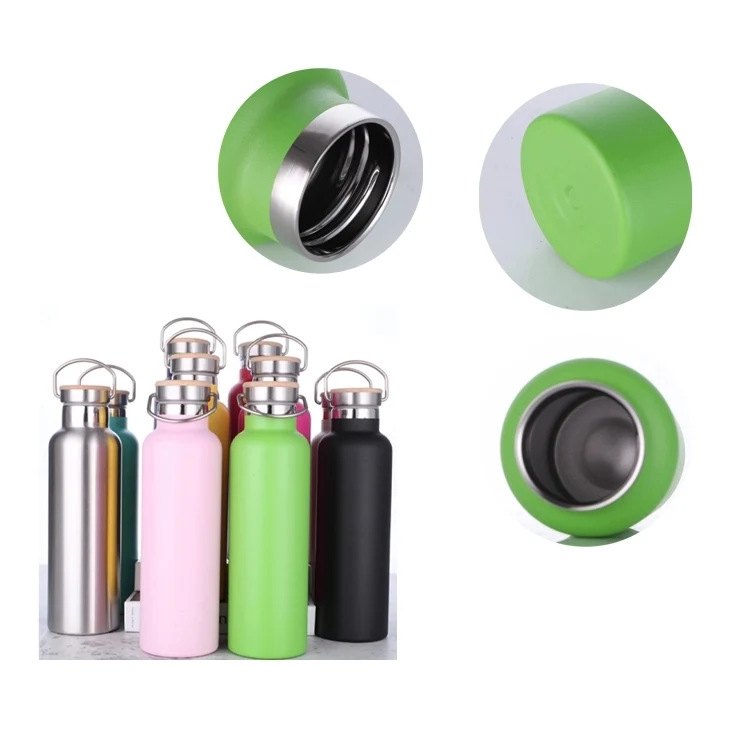 20 oz Stainless Steel Insulated Vacuum Bottle, custom water bottle with logo imprint 1