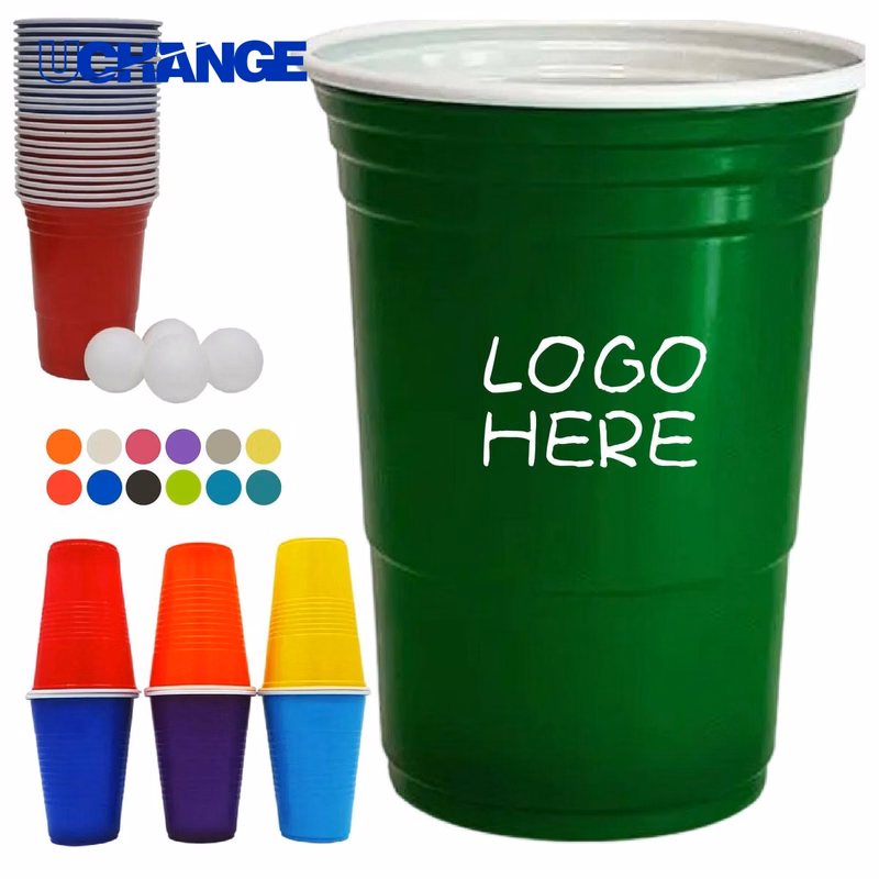 Disposable Plastic Party Cup Container (20 oz.)