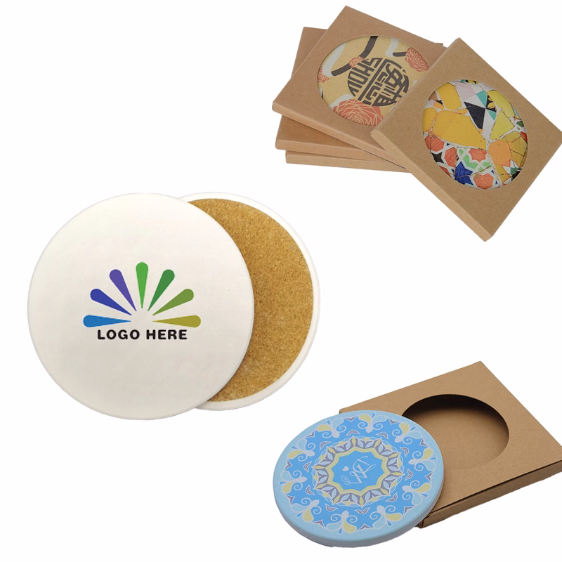 Custom Full-Color Ceramic Coasters