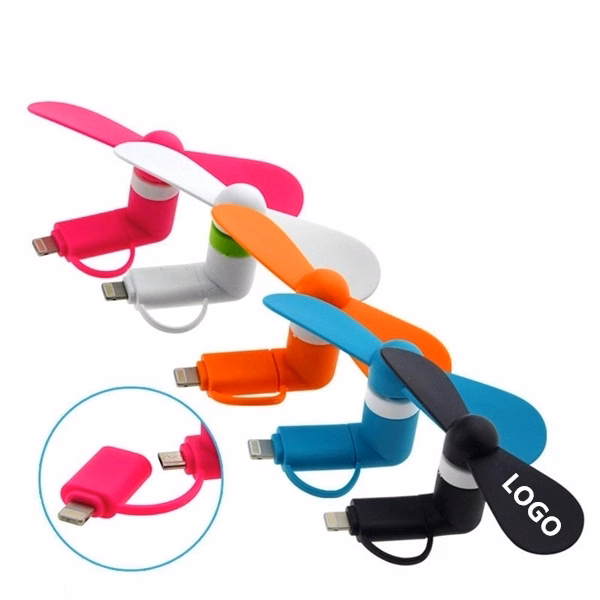 2 In 1 Micro Phone Fan