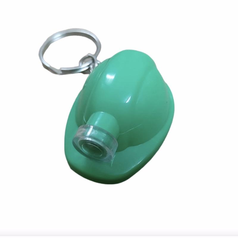 Construction Helmet Keychain with Light