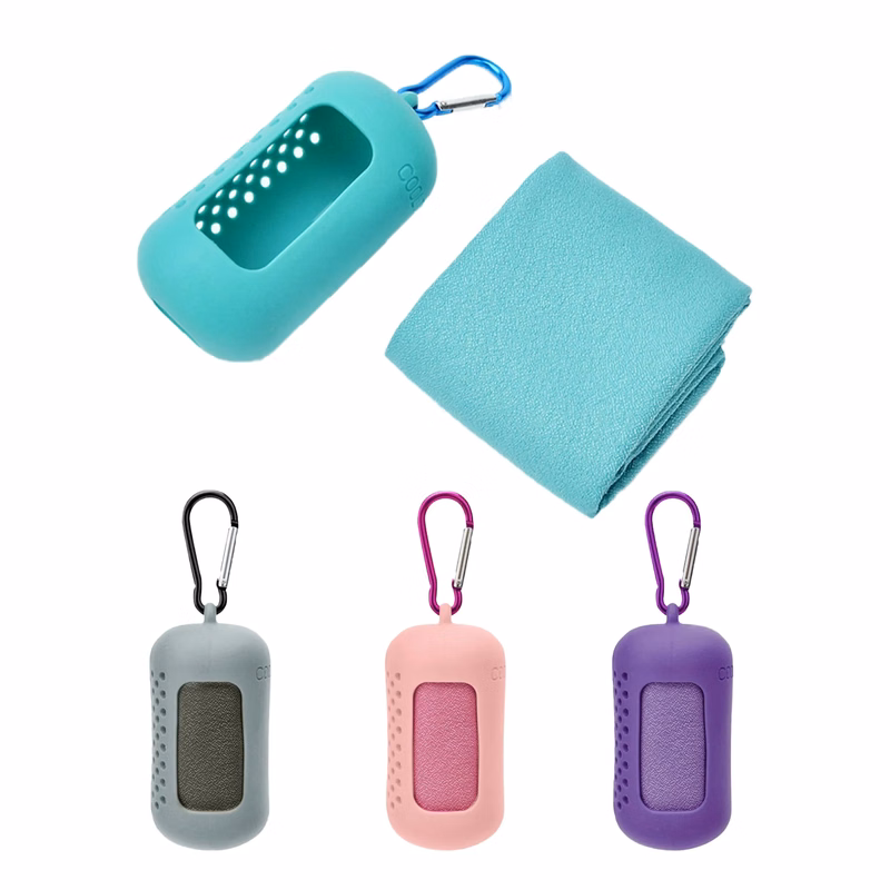 Cooling Towel with Silicone Case