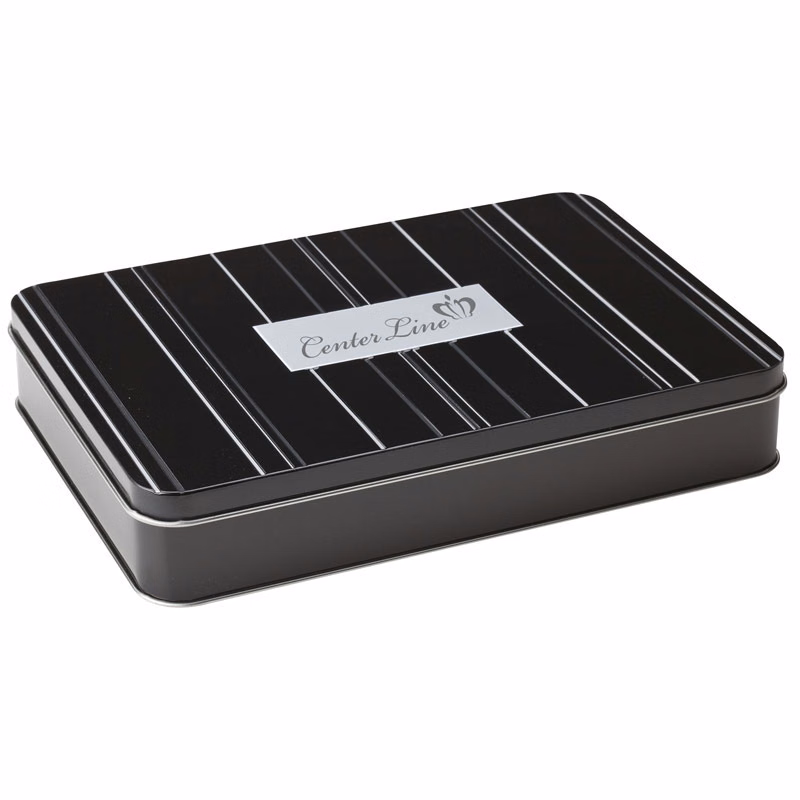 Large Giftset Tin Size: 10"x7"x1 1/2"