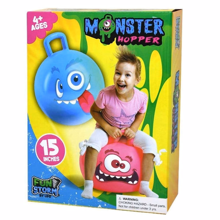 Fun Storm Monster Hopper Ball - Assorted 15"