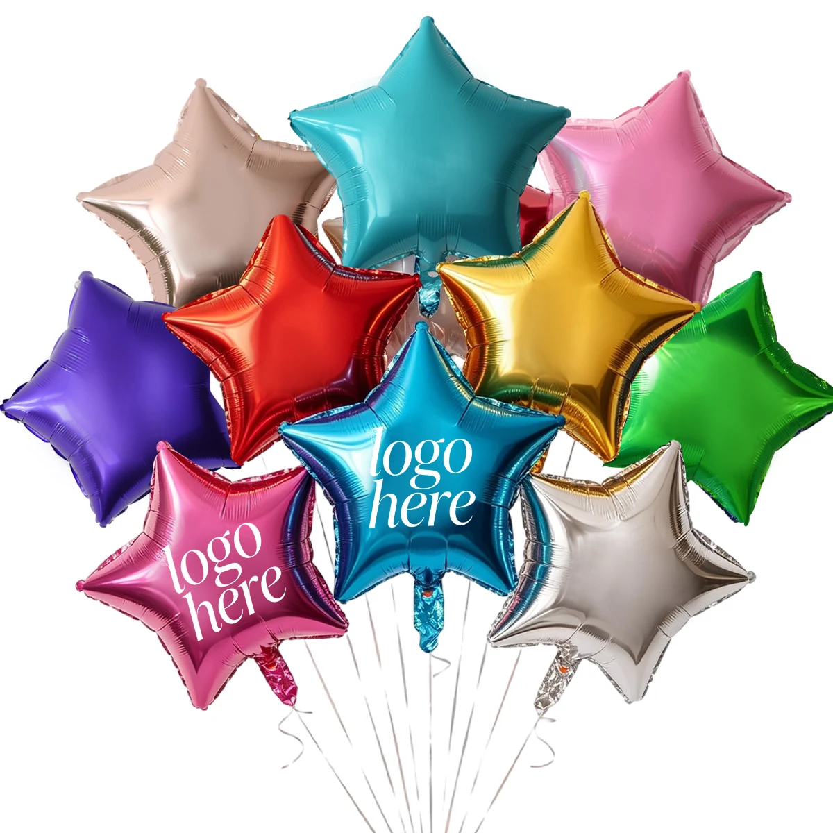 MOQ100 Star Design Promotional Balloon 1