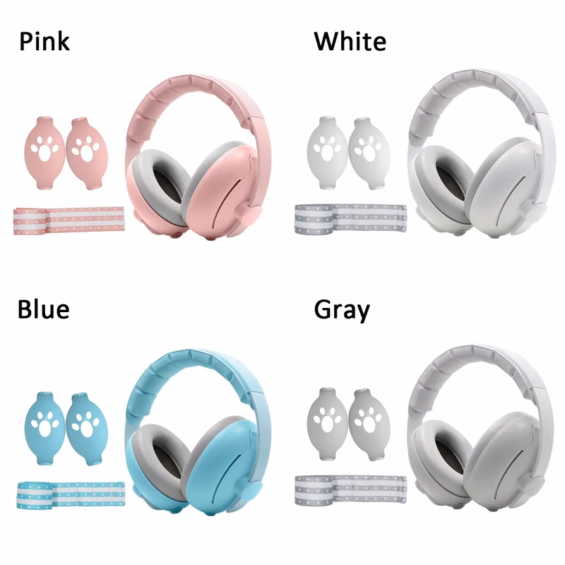 2-in-1 Baby Ear Muffs Noise Protection