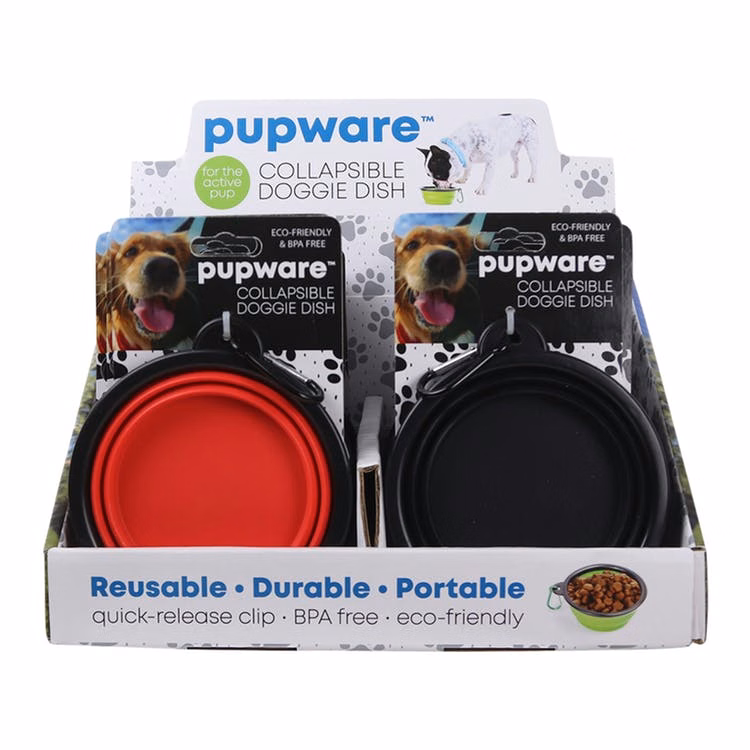 Collapsible Silicone Dog Bowls