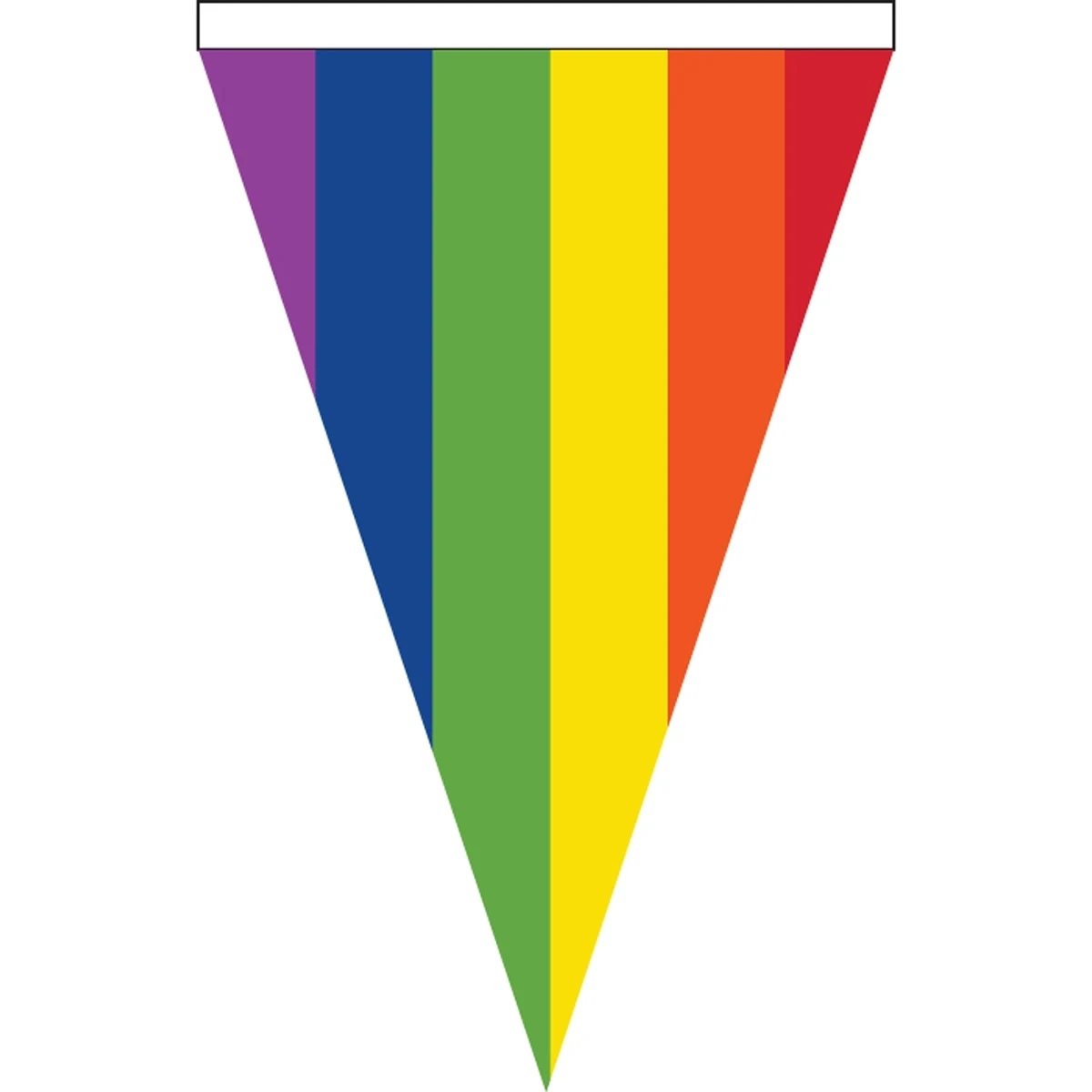 Rainbow Pennant Deluxe Flag 1