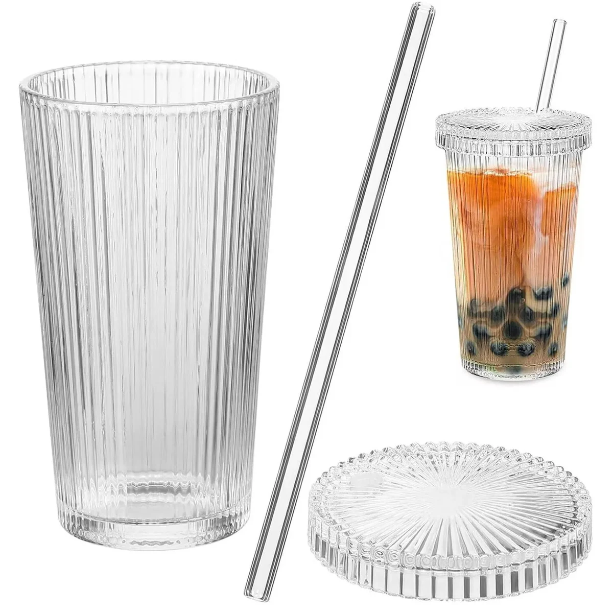 Clear Glass Cups 1