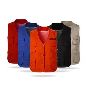 Button Work Vest 1