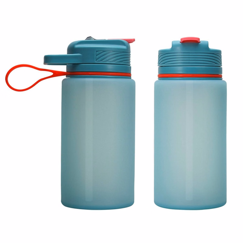 35oz Drop-Proof Portable Silicone Folding Water Bottle