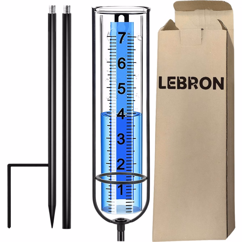Adjustable Height Detachable Garden Rain Gauge