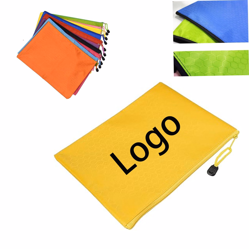 Colorful Zipper Pouches With Logo Space