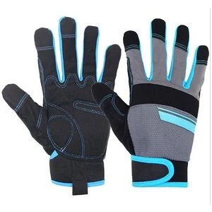 Microfiber Foam Padded Palm Touch Screen Safety Work Gloves 1