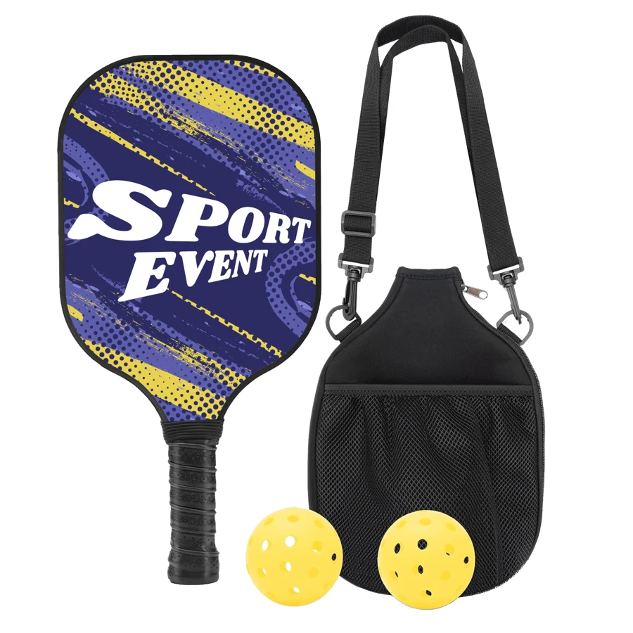Carbon Fiber Pickleball Set w/ Shoulder Bag 1