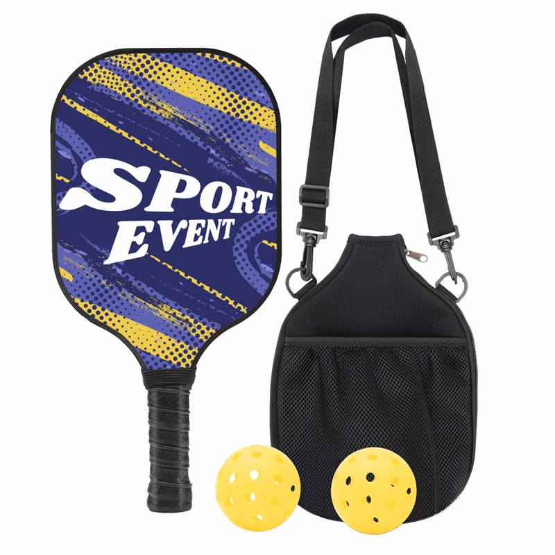 Carbon Fiber Pickleball Set w/ Shoulder Bag