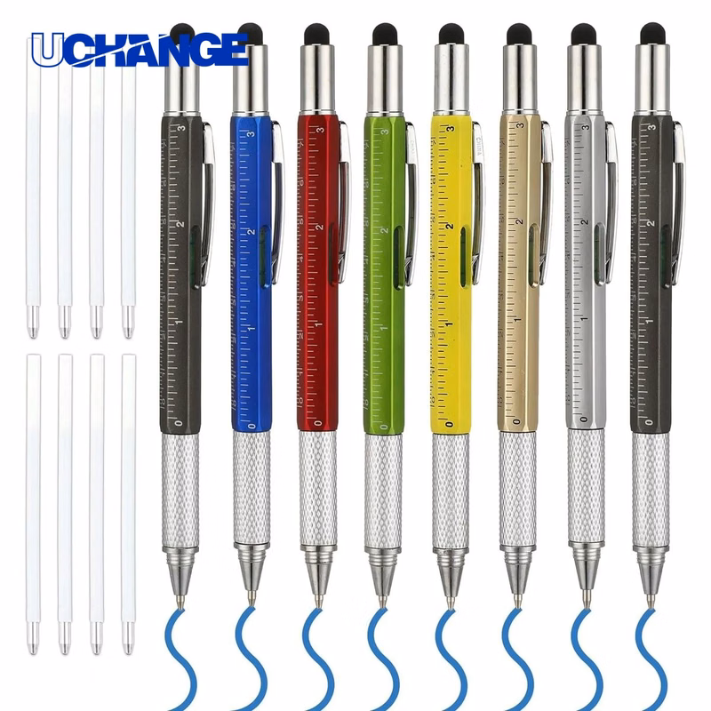 Multi 6 in 1 Tool Ballpoint Pen for Repairs