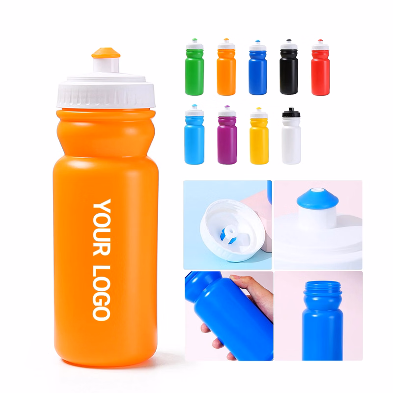 20oz Multi-Color Sports Water Bottle with Leak-Proof Design