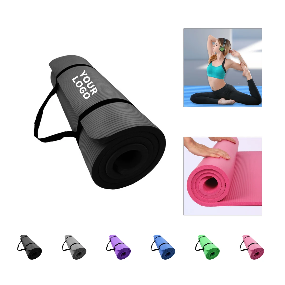 Nitrile Butadiene Rubber Fitness Yoga Mat 1