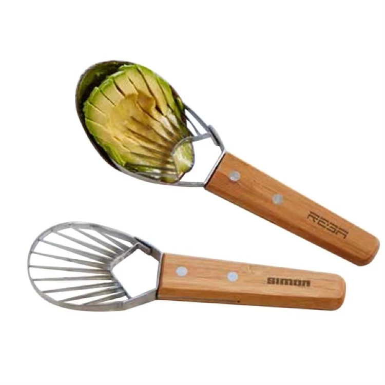 BistroTek Bamboo Avocado Slicer 1