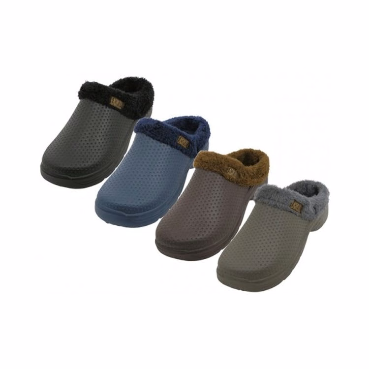 Men's Clogs - Size 7-12 Faux Fur Lined