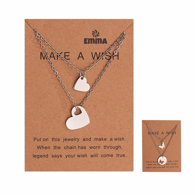 Double love necklace